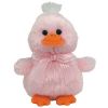 TY Basket Beanie Baby - PINKETTE the Pink Chick (4 inch) (Mint)