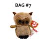 TY McDonald's Teenie Beanie Boo - SAMMY the Great Horned Owl (2021) Bag #7 (New in Bag)