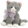 TY Classic Plush - ASHER the Grey Cat (12 inch - Mint)