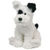 TY Classic Plush - CHIPS the Dog (White w/ Eye Patch) (9 inch) (Mint)