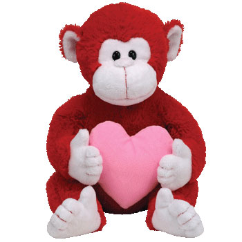 TY Classic Plush - DYNAMITE the Monkey (13 inch) (Mint ...