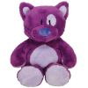 TY Classic Plush - ROLLER the Purple Cat (10 inch) (Mint)