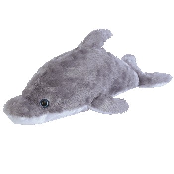 TY Classic Plush - SKIMMER the Dolphin (14 inch) (Mint ...