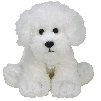 TY Classic Plush - WILLOW the White Dog (8.5 inch - Mint ...