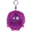 TY Frizzys - LOLA the Purple Monster (Plastic Key Clip - 3 inch)