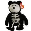 TY Halloweenie Beanie Baby - BONESES the Bear (5 inch) (Mint)