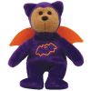 TY Halloweenie Beanie Baby - EEKS the Bear (5 inch) (Mint)