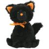 TY Halloweenie Beanie Baby - FRIGHTS the Black Cat (4 inch)  (Mint)