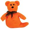 TY Halloweenie Beanie Baby - HAUNTED the Ghost Bear (4 inch) (Mint)