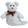 TY Halloweenie Beanie Baby - PHANTOM the Ghost Bear (4 inch) (Mint)