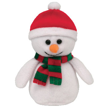 TY Holiday Baby Beanie - SNOWCAP the Snowman (4 inch) (Mint ...