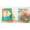 TY McDonald's Teenie Beanie - #14 CORAL the Fish (2000) (New in Bag)