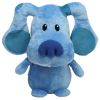 TY Pluffies - BLUE the Dog (Nick Jr. - Blue's Clues) (8.5 inch) (Mint)