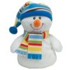 TY Pluffies - BLUSTERY the Snowman  (Mint)