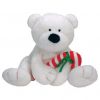 TY Pluffies - CANDY CANE the Bear (8 inch) (Mint)