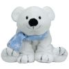 TY Pluffies - CHILLS the Polar Bear  (Mint)