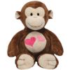 TY Pluffies - LOVESY the Valentine Monkey (10 inch) (Mint)
