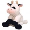 TY Pluffies - MILKERS the Cow (9 inch) (Mint)