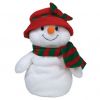 TY Pluffies - MS. SNOW the Snowwoman (8.5 inch) (Mint)