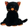 TY Pluffies - TRICKERY the Black Cat (8 inch) (Mint)
