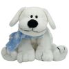 TY Pluffies - WINTERY the White Dog  (Mint)