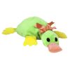 TY Pillow Pal - PADDLES the Platypus (Green Version) (14 inch) (Mint)