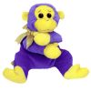 TY Pillow Pal - SWINGER the Monkey (Blue Version) (Mint)