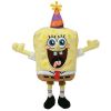 TY Beanie Baby - SPONGEBOB SQUAREPANTS ( BIRTHDAY ) (10 inch) (Mint)