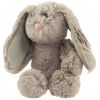 TY Attic Treasures - PUFFIN the Grey Bunny (Regular Size - 8 inch) (Mint)