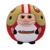 TY NFL Beanie Ballz - SAN FRANCISCO 49ERS (Regular Size - 5 inch) (Mint)