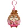 TY Beanie Ballz - BRITTANY the Chipette (Plastic Key Clip - 2.5 inch) (Mint)
