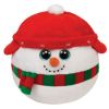 TY Beanie Ballz - ICEBOX the Snowman (Regular Size - 5 inch) (Mint)