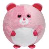 TY Beanie Ballz - PINKEY the Pink Bear w/ Rattle (Regular Size - 5 inch) (Mint)