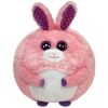 TY Beanie Ballz - CARNATION the Pink Bunny (Regular Size - 5 inch) (Mint)