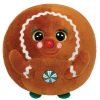 TY Beanie Ballz - GINGER the Gingerbread (Regular Size - 5 inch) (Mint)