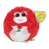 TY Beanie Ballz - IN LOVE the Red Monkey (Regular Size - 5 inch) (Mint)