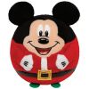 TY Beanie Ballz - MICKEY MOUSE (Christmas Holiday) (Regular Size - 5 inch) (Mint)