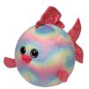 TY Beanie Ballz - RAINBOW the Fish (Regular Size - 5 inch) (Mint)