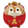 TY Beanie Ballz - ALVIN the Chipmunk (Medium Size - 8 inch) (Mint)