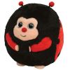 TY Beanie Ballz - DOTS the Ladybug (Medium Size - 8 inch) (Mint)