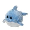 TY Beanie Ballz - LAGUNA the Dolphin (Medium Size - 8 inch) (Mint)