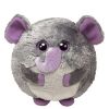 TY Beanie Ballz - THUNDER the Elephant (Medium Size - 8 inch) (Mint)