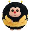 TY Beanie Ballz - ZIPS the Bee (Medium Size - 8 inch) (Mint)