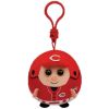 TY MLB Beanie Ballz - CINCINNATI REDS (Plastic Key Clip - 2.5 inch) (Mint)