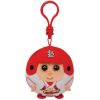 TY MLB Beanie Ballz - ST. LOUIS CARDINALS (Plastic Key Clip - 2.5 inch) (Mint)