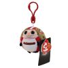 TY NFL Beanie Ballz - SAN FRANCISCO 49ERS (Plastic Key Clip - 2.5 inch) (Mint)