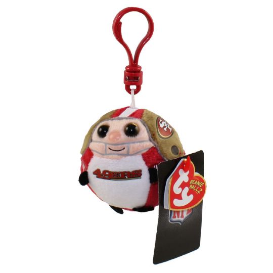 TY NFL Beanie Ballz - SAN FRANCISCO 49ERS (Plastic Key Clip - 2.5 inch)  (Mint): : Sell TY Beanie Babies, Action Figures,  Barbies, Cards & Toys selling online