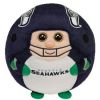 TY NFL Beanie Ballz - SEATTLE SEAHAWKS (Medium Size - 8 inch) (Mint)