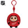 TY NHL Beanie Ballz - DETROIT REDWINGS (Plastic Key Clip - 2.5 inch) (Mint)