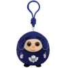 TY NHL Beanie Ballz - TORONTO MAPLE LEAFS (Plastic Key Clip - 2.5 inch) (Mint)